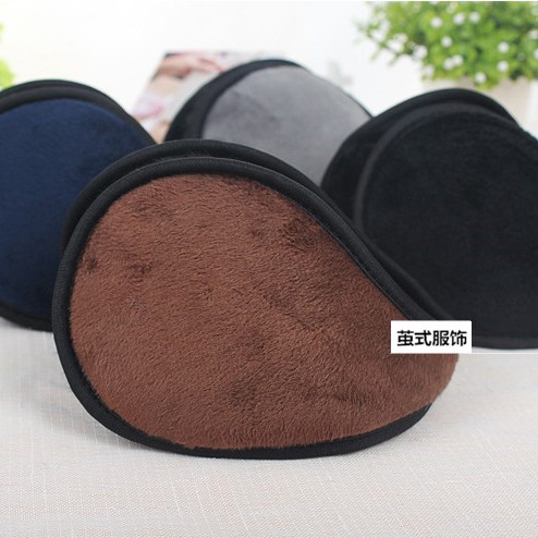 Men's earmuffs winter men's earmuffs plush earmuffs solid color men's winter warm earmuffs wholesale