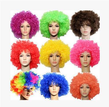 cos Wig Clown Headgear Children's Wig Short Hair Foreign Trade Anime Wig European and American Fans Color Male Wig