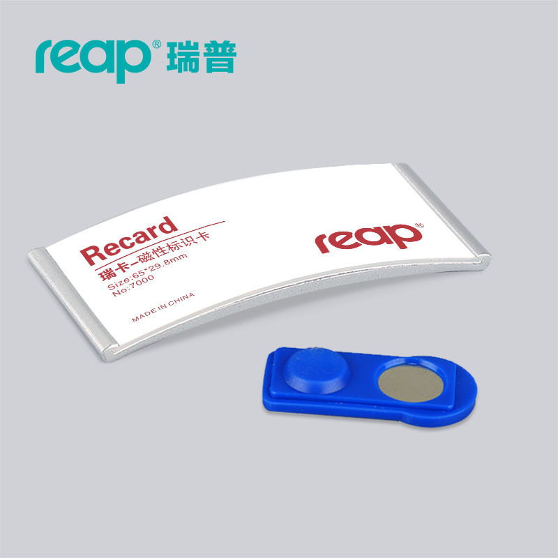 RIP magnetic badge wholesale name badge magnet badge metal color plastic badge 7201-7203