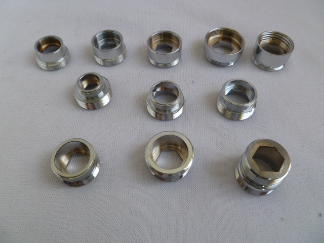 Faucet accessories bubbler water purifier water purifier adapter external teeth internal teeth 4 points to M22 fine teeth connector