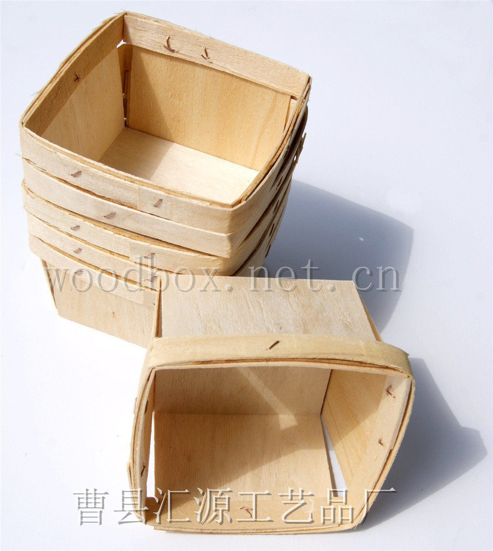 European, American, Japanese and Korean small wooden basket wooden basket Mini Fruit Grape Tomato Cherry strawberry wooden box