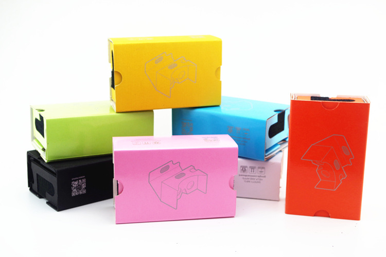 VR очки Google картон 2 поколение VR картон VRbox 3D виртуальные очки Производители