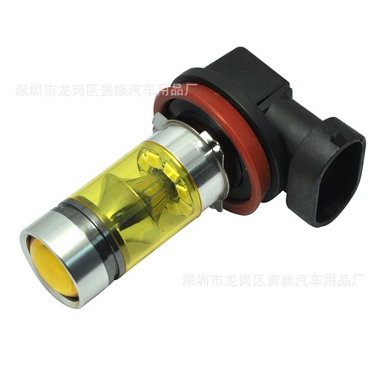 Factory Direct car led fog lamp H8 H11 H 9 100W 20led gold light fog lamp anti-fog lamp