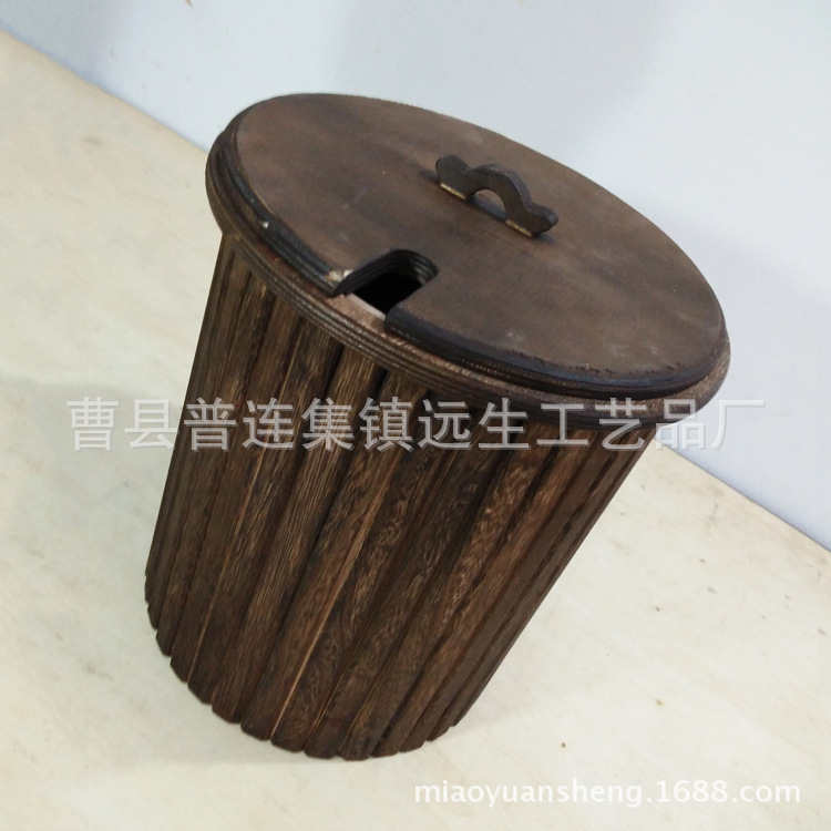 Поставка от фабрики, деревянное углеродизированное ведро для чая, ведро для хранения чая с встроенной фильтровой сеткой