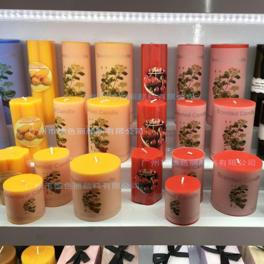 Furniture Candle PiGment 100-3G Transparent Yellow Tea Wax Color Powder Jelly Candle Transparent Dye