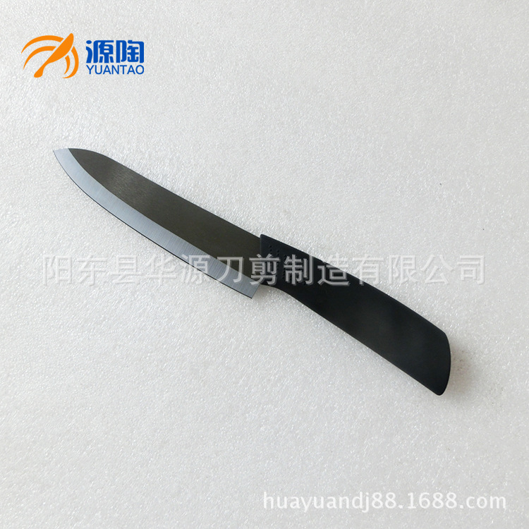 Hot sale Amazon black ceramic knife four-piece set 4 inch fruit knife 5 inch multi-purpose knife 6 inch bread knife suit