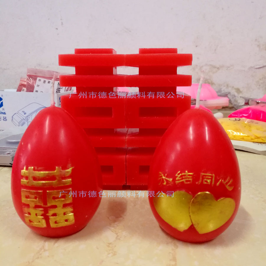 TrAnspArent Big Red CAndle Pigment 001A Fresh Red Butter WAx Jelly WAx TrAnspArent Dye