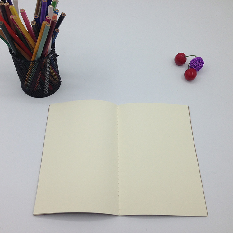 A5B5 Thick Kraft Paper Student Custom Advertising Business Notebook Custom Logo Stitching Notebook Custom Notebook