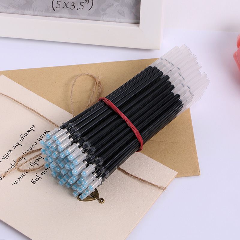 Factory direct neutral refills wholesale carbon refills office stationery needle tube 0.5mm bullet Black