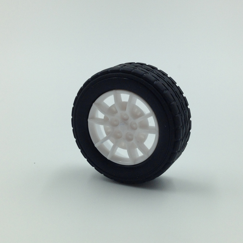 Toys Environmentally Friendly Plastic Wheels Plastic Tire TPR PVC Holster Wheels Rubber Wheels Sports Car Wheels