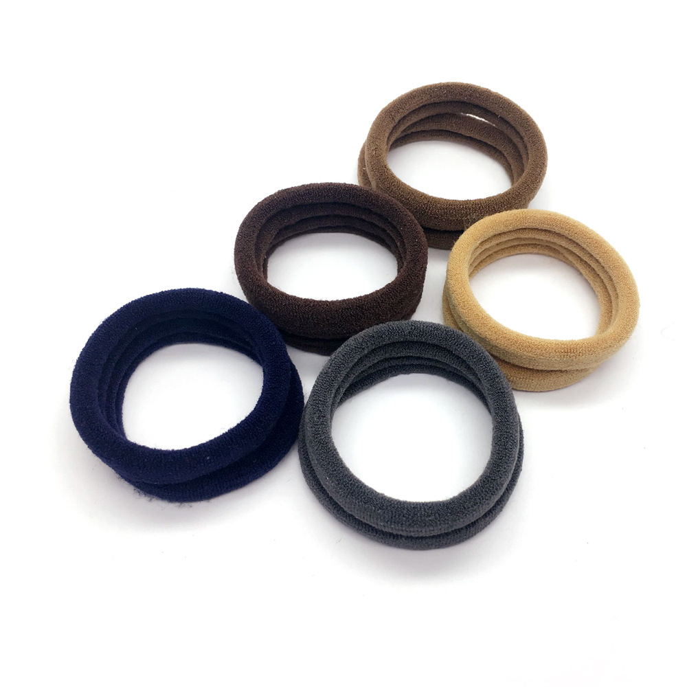 Factory direct high elastic seamless hair ring towel ring basic hair rope head rope women's simple hair band