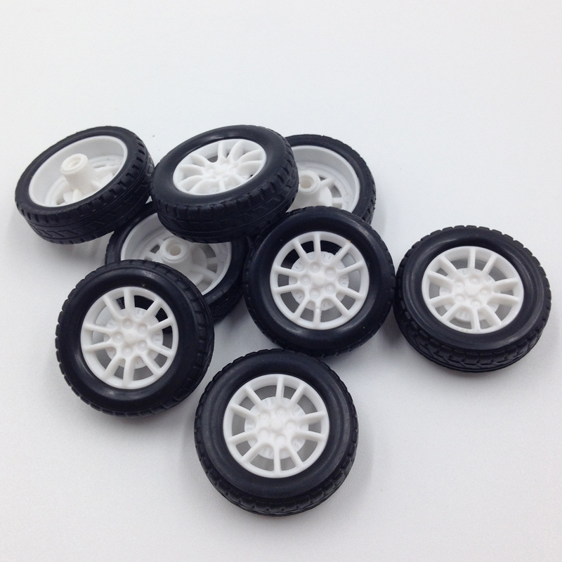 Toys Environmentally Friendly Plastic Wheels Plastic Tire TPR PVC Holster Wheels Rubber Wheels Sports Car Wheels