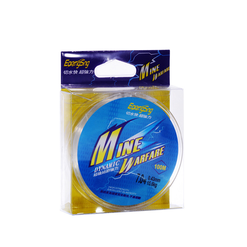 Non-degree fishing tackle MINE100 m fishing line original silk fishing line competitive sea Rod road rock fishing rod sea fishing line