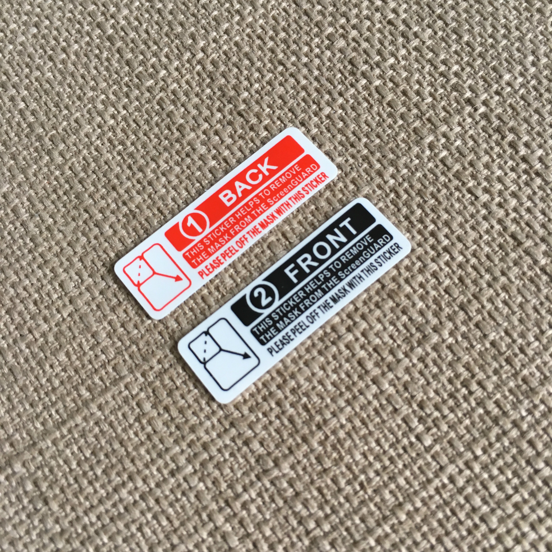 Suitable for neutral mobile phone film 1 2 label tempered film 1 standard easy to tear hand labeling protective film label customization