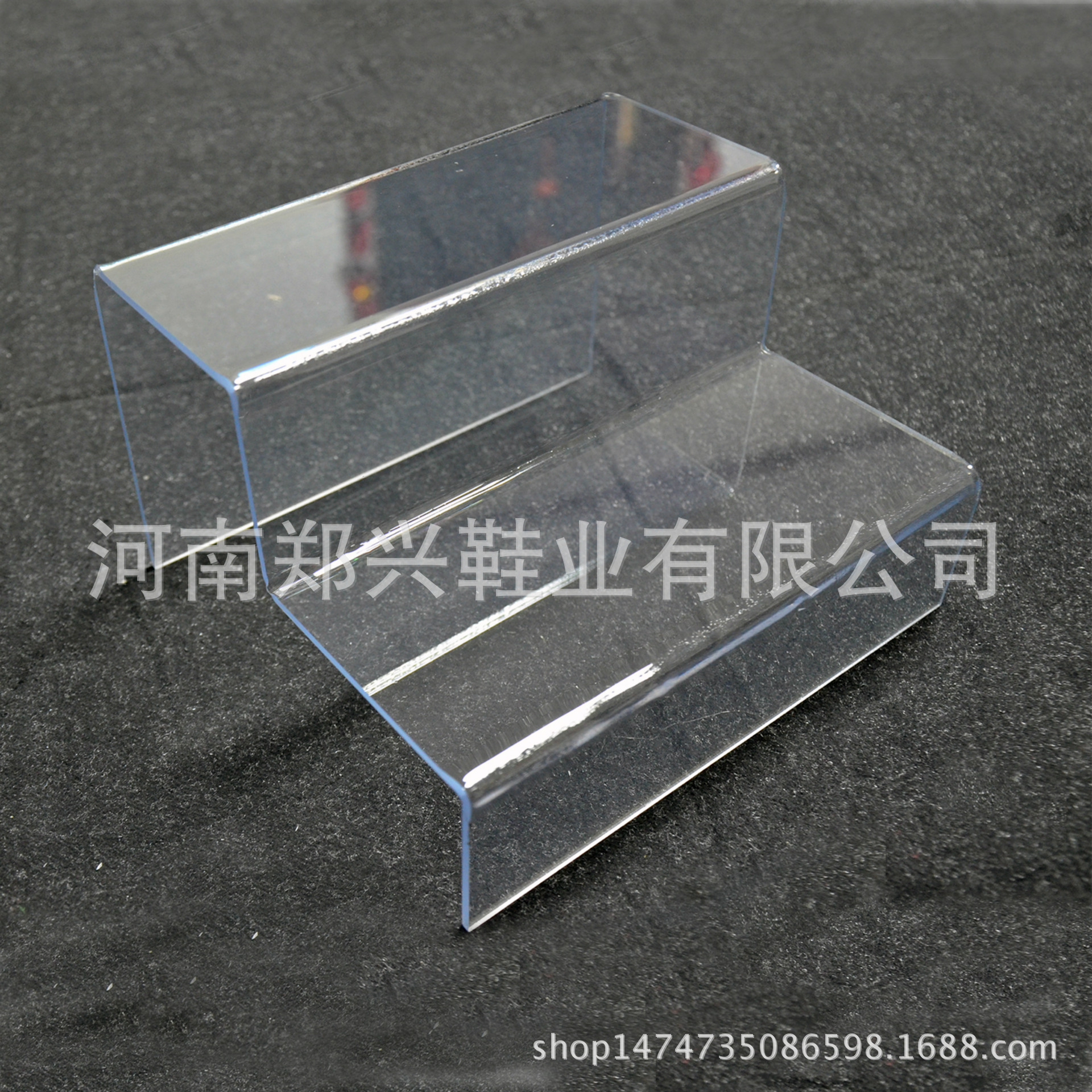 Shoe Display Rack Transparent Double-Layer Shoe Display Rack High and Low Stairs Shoe Bag Display Rack Shoe Store Props Combination Rack