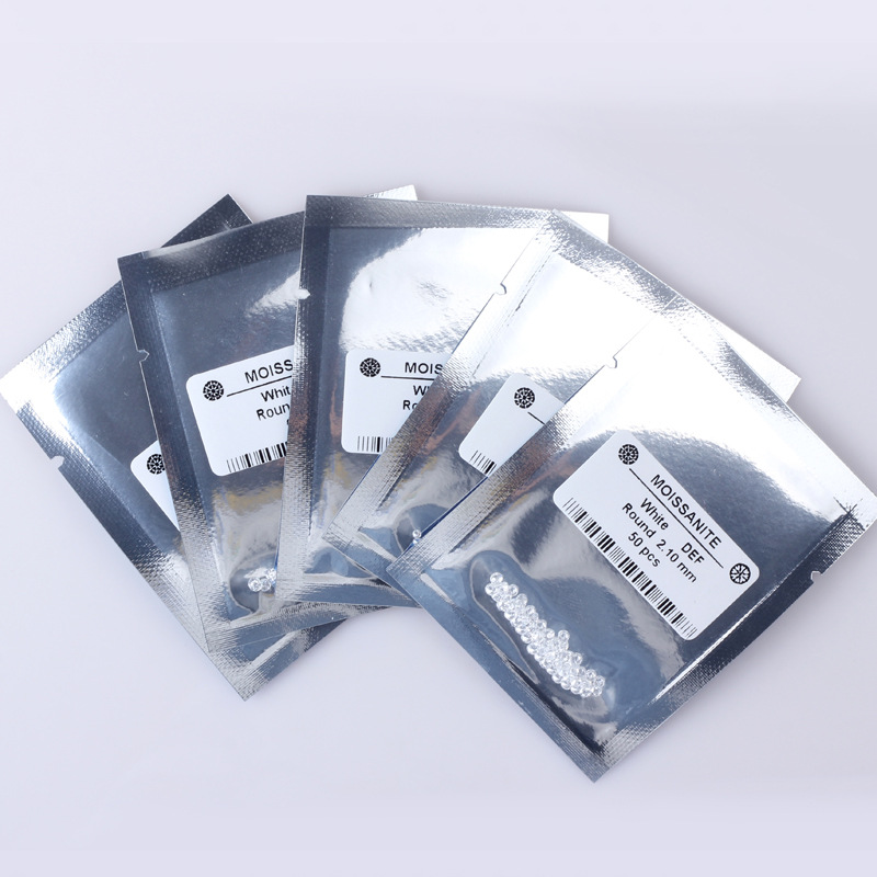 Moissanite lime stone Hao inlay micro inlay moissanite bare stone small gravel with Stone Group inlay carat stone 0.7-2.8mm