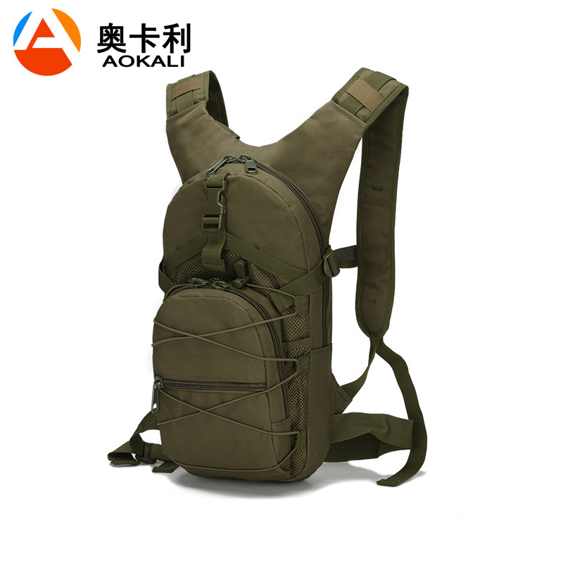Factory Spot Outdoor Riding Bag Camouflage Waterproof Oxford Cloth Small Backpack Women's Bag Outdoor Portable Tactical Backpack