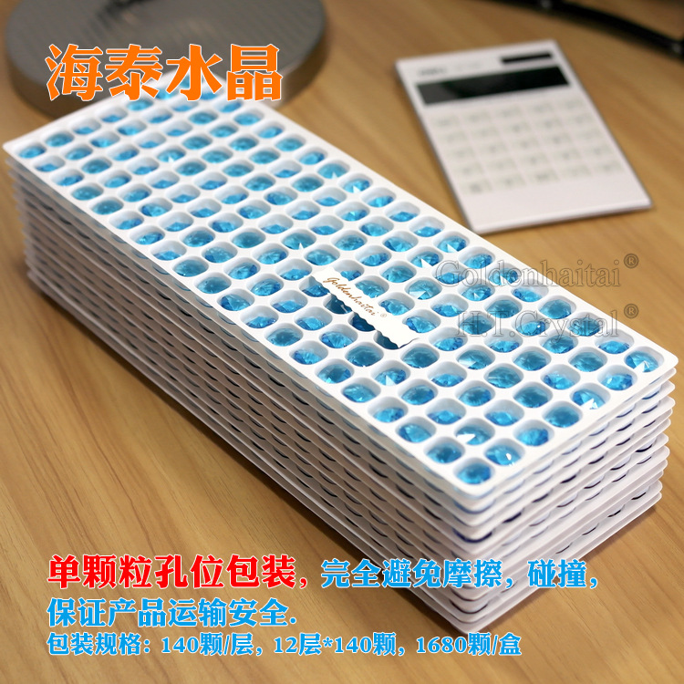 Double Hole Colorful Octagonal Beads 14mm Crystal Bead Curtain Loose Bead Jewelry Car Hanging Lighting Accessories Material in Stock