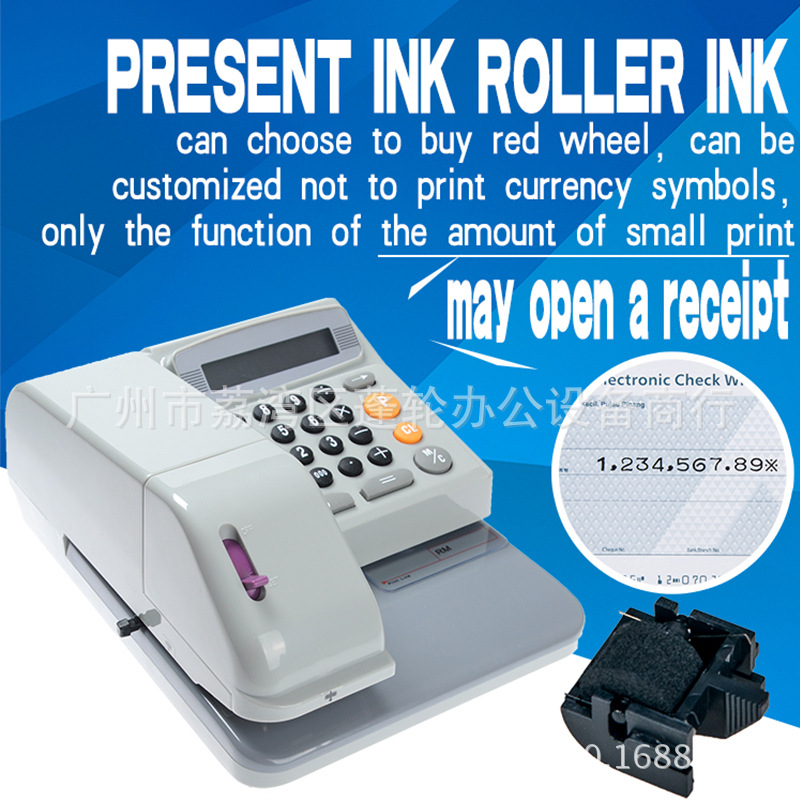 Malay English Version Check Printer Multi-Country English Checkwriter Check Machine Singapore Hong Kong Check E18