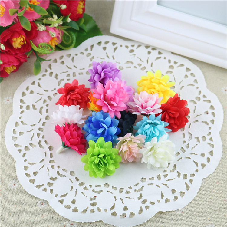 Прямые продажи от фабрики, симулированный цветок африканской хризантемы, шелковый цветок, материал для заколок и ободков