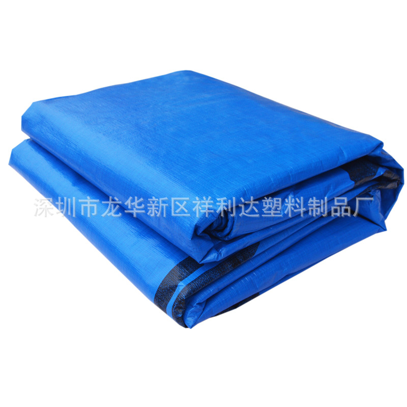 Cross-border 120g PE blue swimming pool outdoor activity floor cloth canvas truck sun protection rain cloth plastic tarpaulin