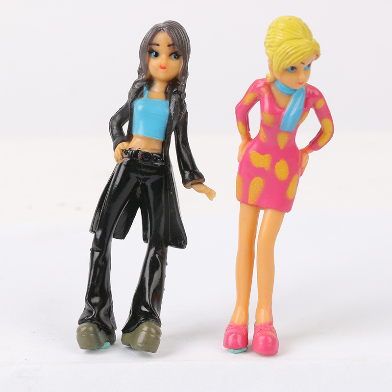 10 Sexy Girl Figures Ornaments Animation Figures Children's Toys Dolls Micro Landscape Models Wholesale