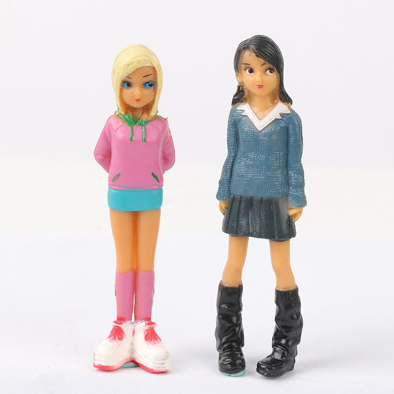 10 Sexy Girl Figures Ornaments Animation Figures Children's Toys Dolls Micro Landscape Models Wholesale