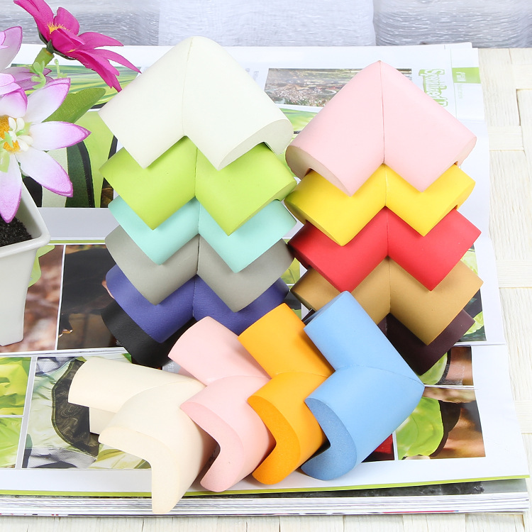 L-shaped right-angle child protection angle smooth thickening and widening protection angle baby children's table corner protection angle