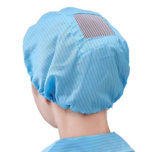 Yicheng factory dust-free workshop hat anti-static hat worker hat white food hat anti-static round hat shower cap