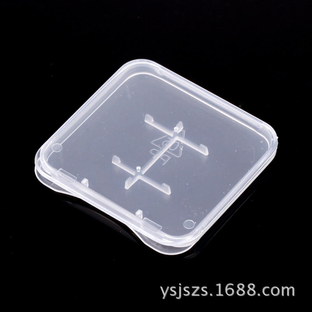 Direct selling wholesale TF card storage box protection box single card memory card memory card storage card small white box