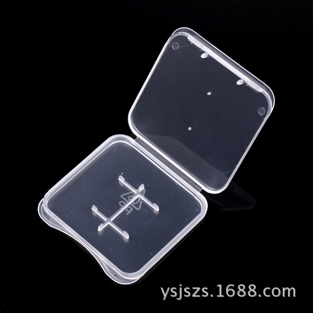 Прямые продажи оптом коробка для хранения TF-карт защитная коробка для одной карты памяти маленькая белая коробка