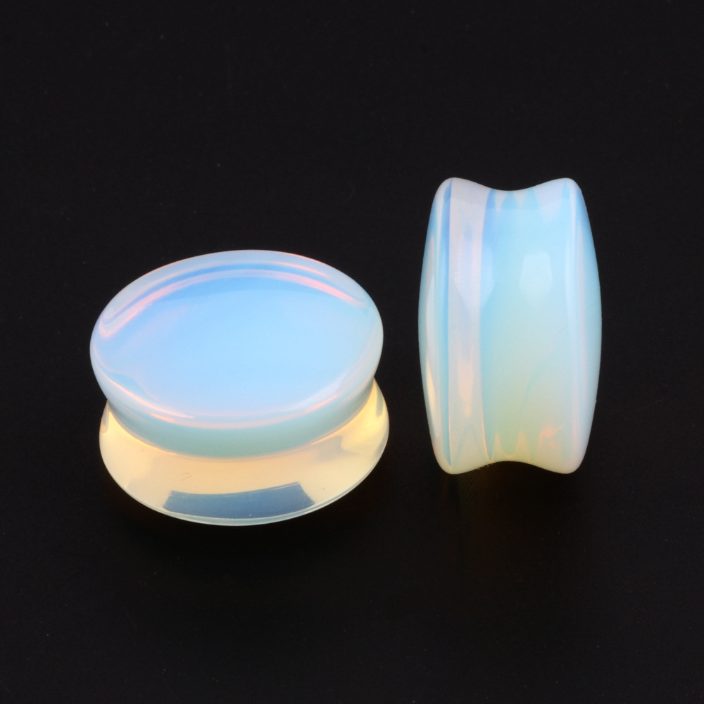 Opal Auricle Amazon Stone Auricle European and American Punk Hip-Hop Body Piercing Jewelry Cross-Border Best-Selling Direct Supply