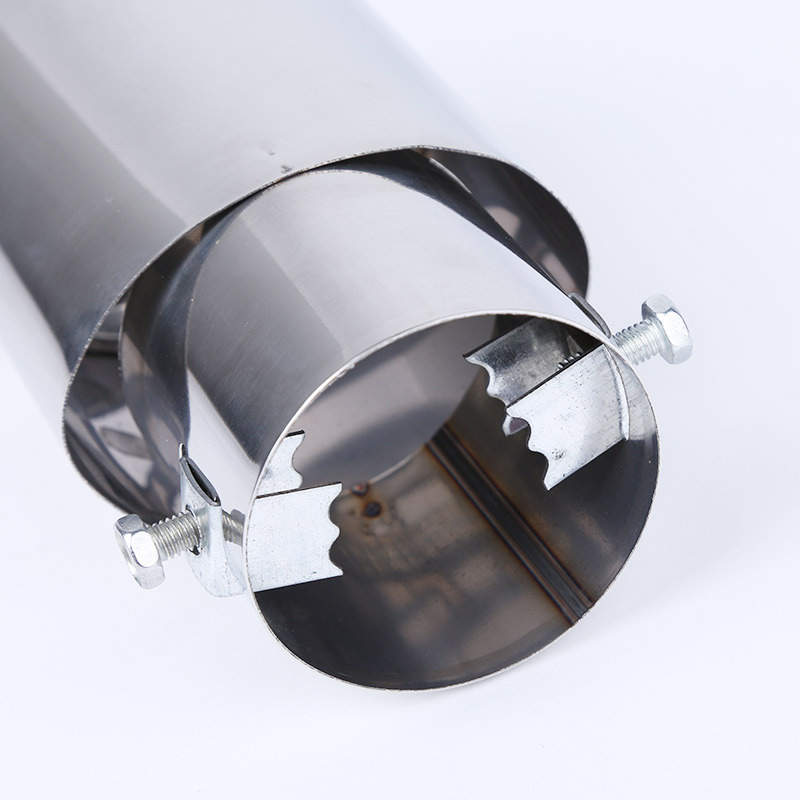 Factory Direct Sales 7846 Tail Throat Stainless Steel Car Exhaust Pipe Universal Tail Throat 7819 Tail Pipe Modification Wholesale
