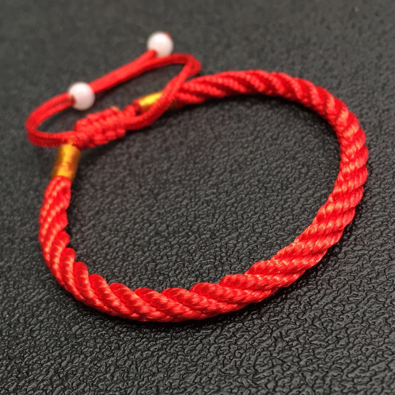 Wholesale Fiber Cotton Yingluo Thread Red Rope Braided Bracelet Red Rope Zodiac Year Male and Female Couple Jewelry Gift Adjustable