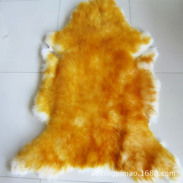 Supply sheepskin Australia whole sheepskin carpet bay window mat free leather sheepskin leather wholesale
