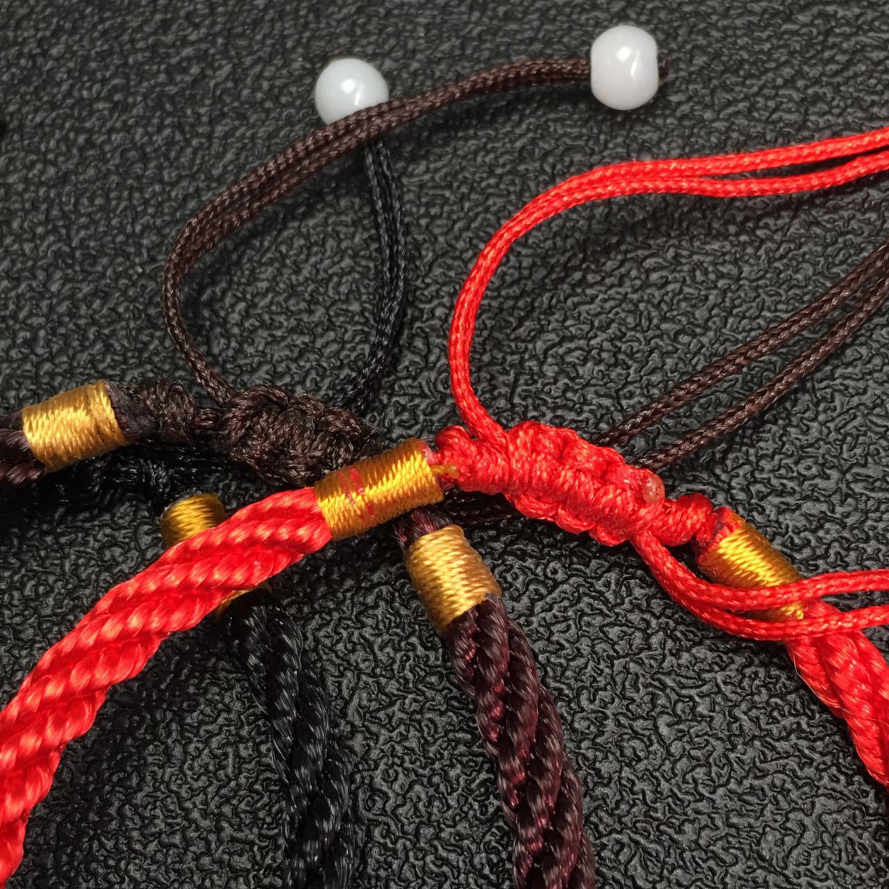 Wholesale Fiber Cotton Yingluo Thread Red Rope Braided Bracelet Red Rope Zodiac Year Male and Female Couple Jewelry Gift Adjustable
