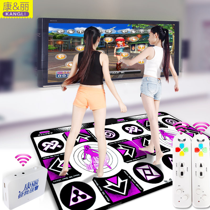 Cross-border kangli 2.4G wireless (non-infrared induction) double TV computer dual-purpose somatosensory game dance blanket