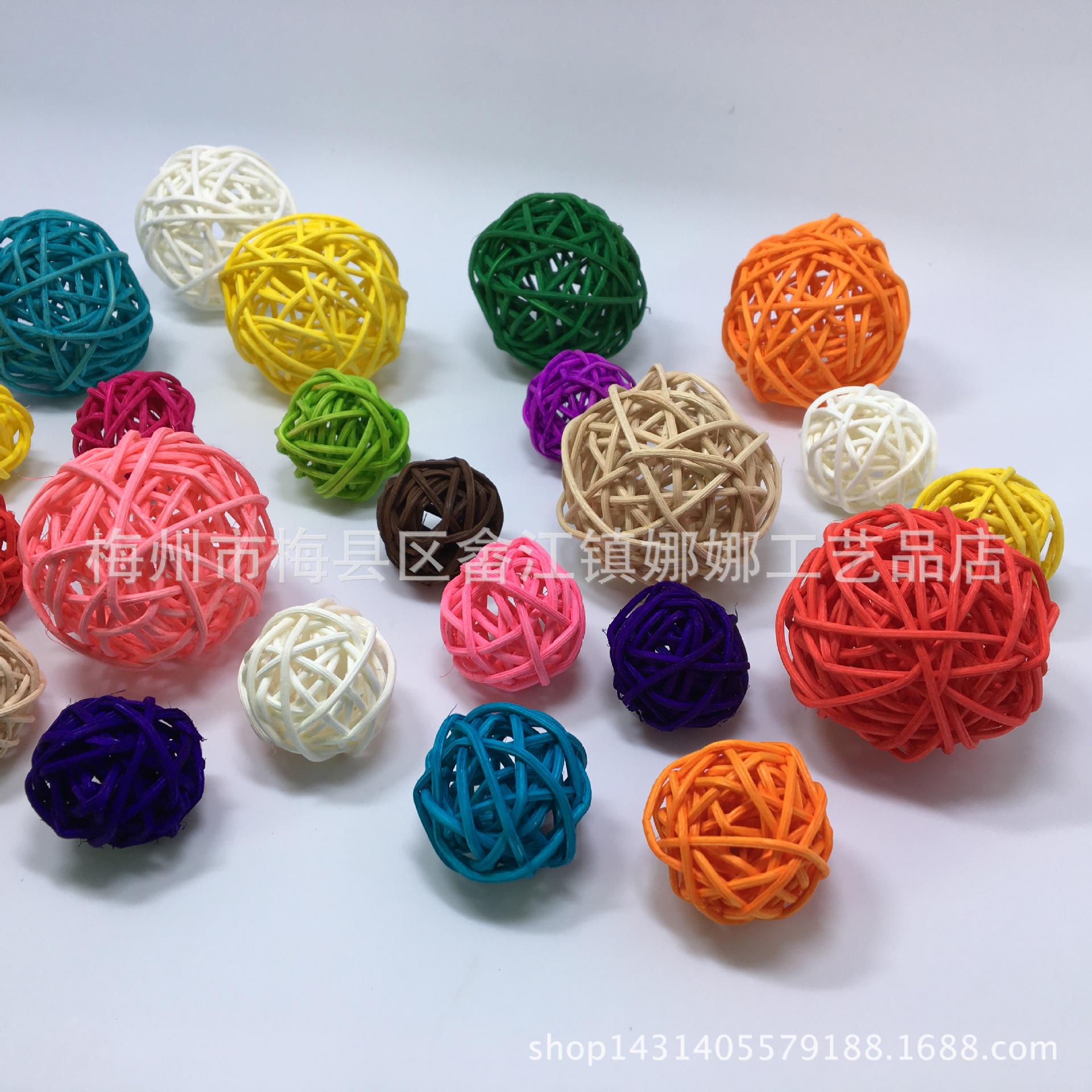 3 cm/cm Rattan Ball Aromatherapy Rattan Ball Color Rattan Ball Decorative Ball Kindergarten Environment Layout