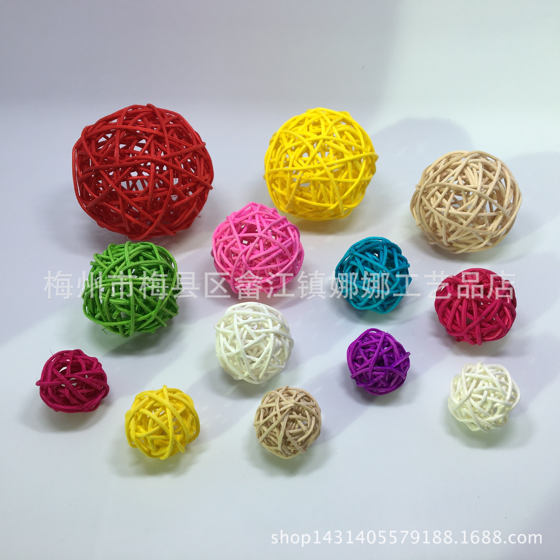 3 cm/cm Rattan Ball Aromatherapy Rattan Ball Color Rattan Ball Decorative Ball Kindergarten Environment Layout