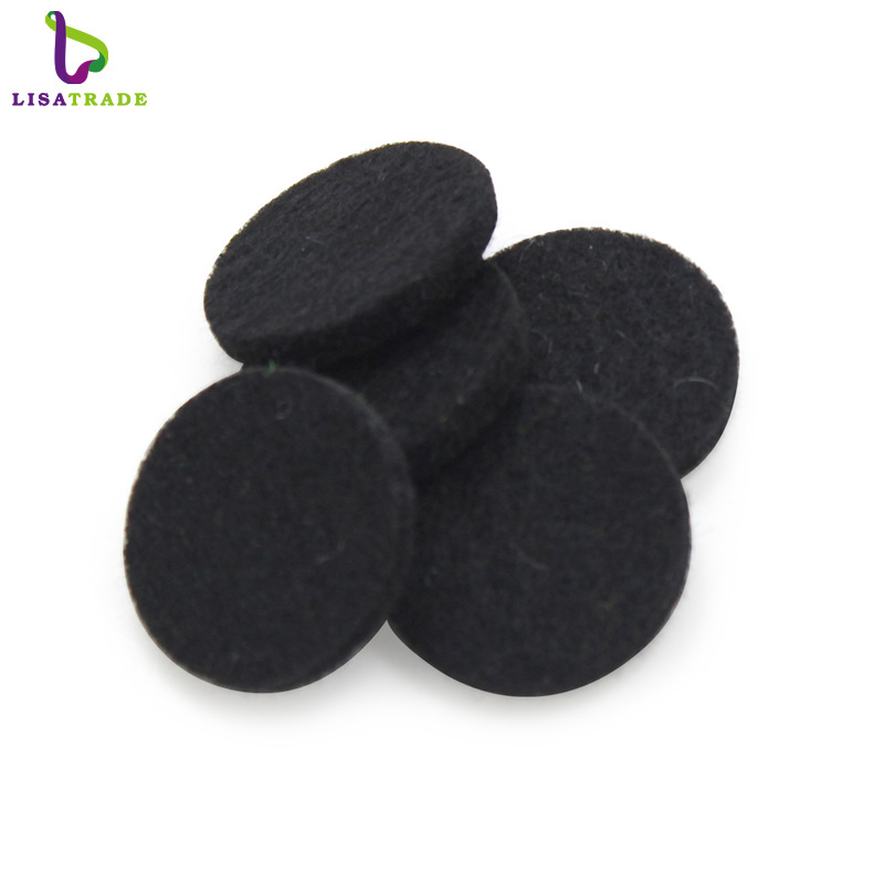 in stock stock round aromatherapy cotton/fiber cotton core can drop essential oil for 20/25/30MM aromatherapy pendant