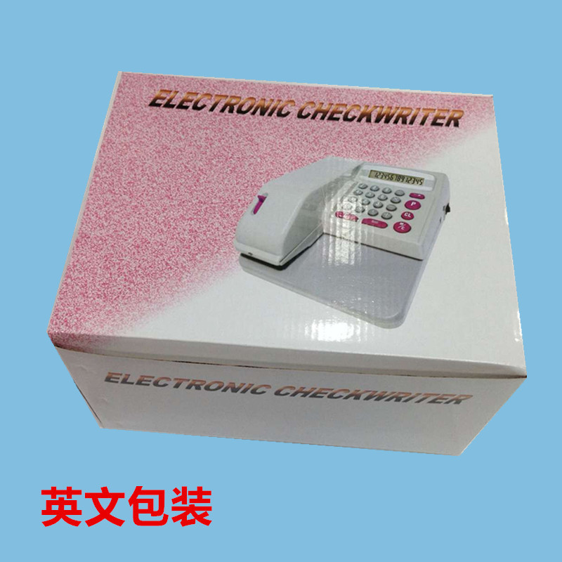 Cheque printer Malaysia Hong Kong multi-country cheque machine can play 16 kinds of currency British plug English packaging