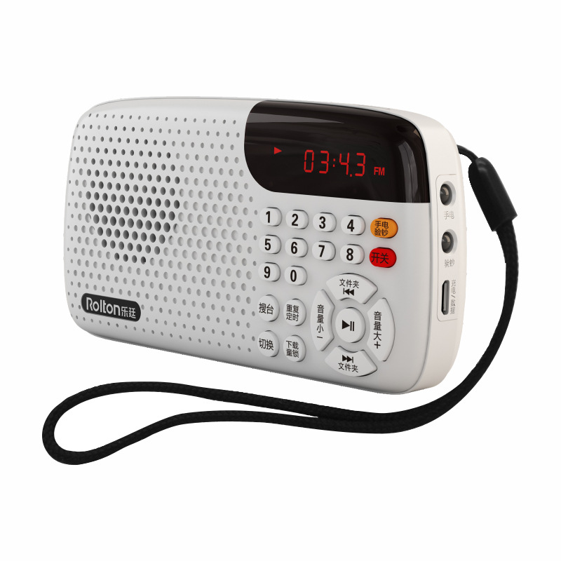 Rolton/Le Ting W105 Material Edition Card Speaker Mini Small Sound Audience Machine for the Elderly Radio