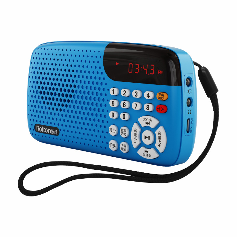 Rolton/Le Ting W105 Material Edition Card Speaker Mini Small Sound Audience Machine for the Elderly Radio