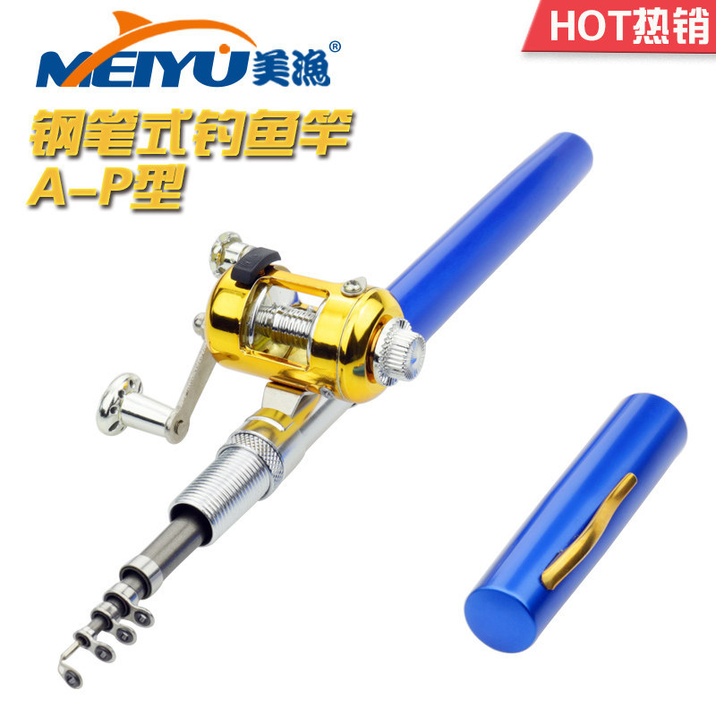 Удочка типа ручки Мэйю кросс-бодрствующая мини удочка для зимней рыбалки портативная подарочная удочка 1 м