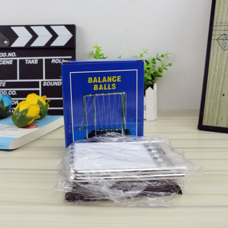 Newton Pendulum Ball Wholesale Chaos Pendulum Metal Crafts Gifts Creative Ornaments Home Plastic Newton Pendulum