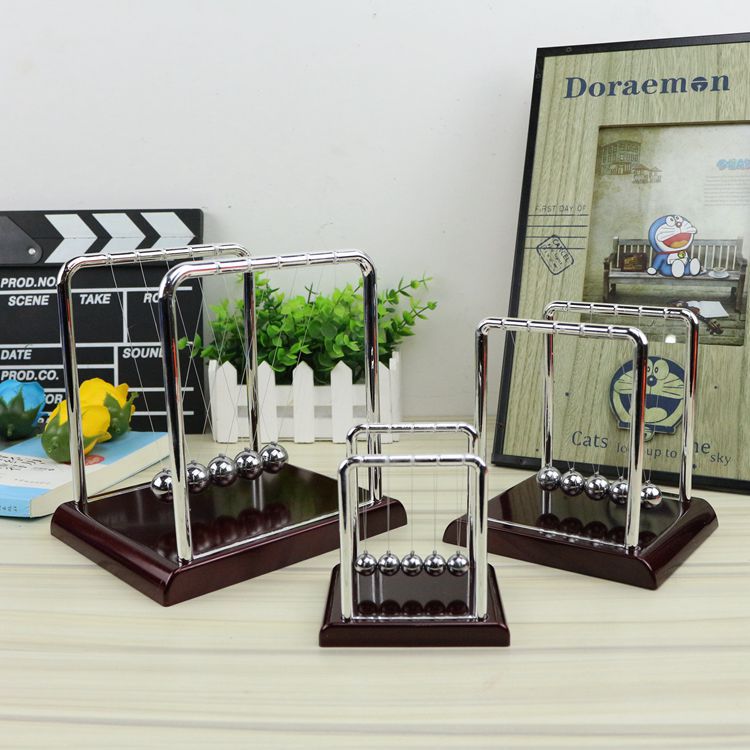 Маятниковый мяч Ньютона, оптовые металлические изделия, креативные украшения для дома, пластиковый маятник Ньютона