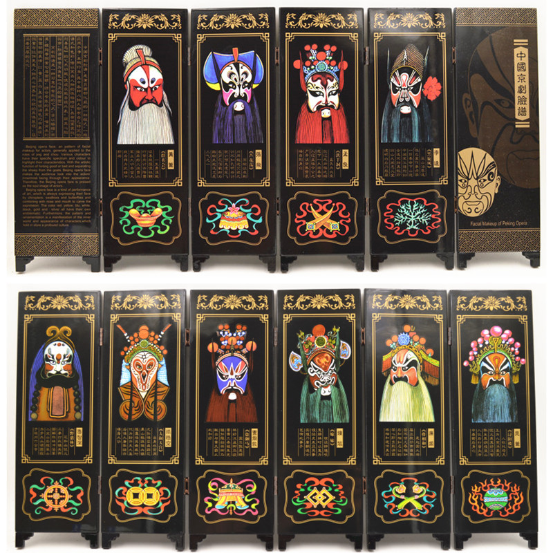 Лаковая посуда Антикварный маленький экран Специальные ремесла для иностранных туристов Сувениры за границей Подарки для дома Креативные украшения