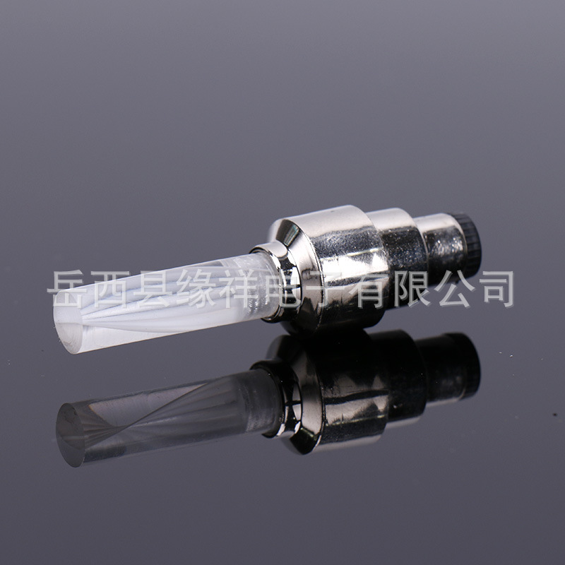 White Flower Stick Colorful Hot Wheel Bicycle Battery Car Motorcycle Car Gas Nozzle Light Hot Wheel Valve Light