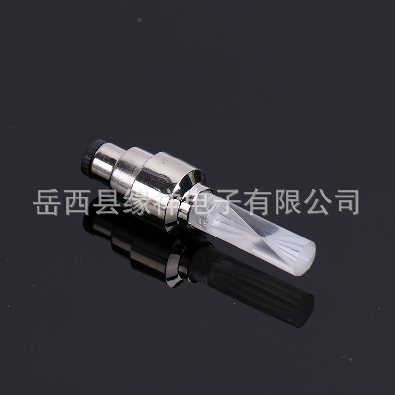White Flower Stick Colorful Hot Wheel Bicycle Battery Car Motorcycle Car Gas Nozzle Light Hot Wheel Valve Light