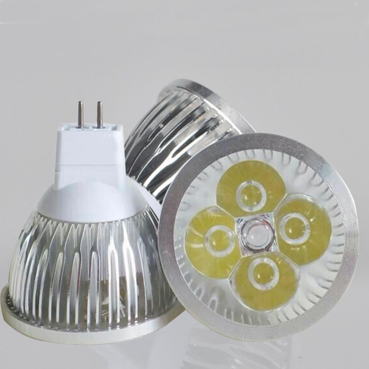 Car aluminum high-power lamp Cup GU10 3W4W5W 85-265v MR16 12V24V36V machine tool work lamp